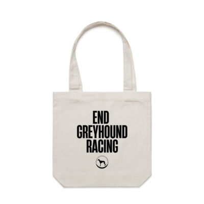 'End Greyhound Racing' CPG Tote Bag Thumbnail